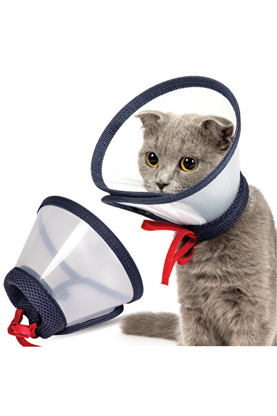 Petsuit Cat Comfortable Transparent Collar - Doesn'T Hurt the Neck - Durable ...