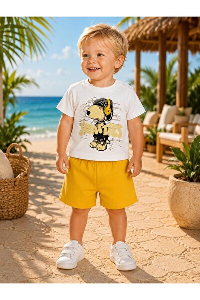 DimpleBaby طقم أطفال سماستيز بريميوم مع شورت للأعمار من 0 إلى 24 شهرًا