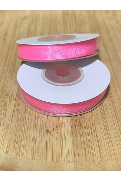 Lorin hobi 1 cm Organza Tulle Ribbon Decoration Ribbon 25 Meters