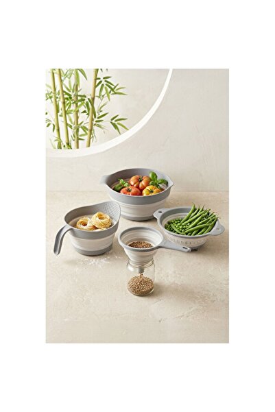 Empressco 4-Piece Accordion Folding Strainer Set, Practical and Stylish Kitch...