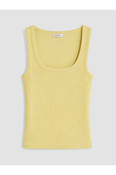 LC Waikiki Lcw Vision Yellow Square Collar Women's Undershirt