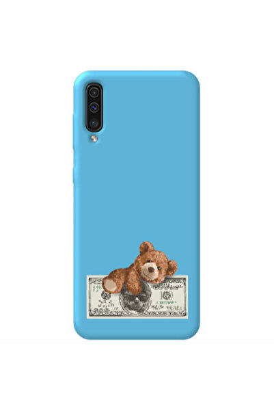 Other Samsung A70 Money Style Blue Colored Silicone TPU Θήκη