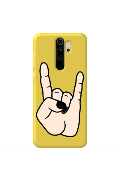 Other Xiaomi Redmi Note 8 Pro Rock Yellow Colored Silicone TPU Θήκη
