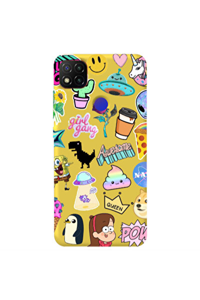 Other Xiaomi Redmi 9c Cartoon queen Yellow Colored Silicone TPU Θήκη