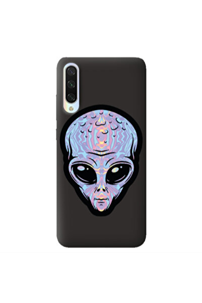 Other Xiaomi Mi 9 Lite Alien Black Colored Silicone TPU Θήκη