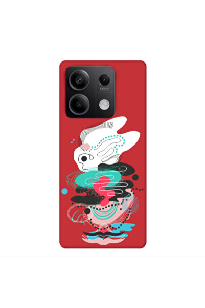 Other Xiaomi Redmi Note 13Pro 5G Abstract 50 Red Colored Silicone TPU Θήκη