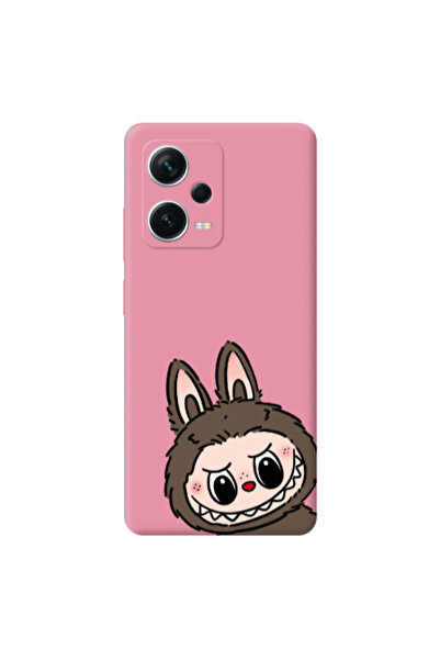 Other Xiaomi Poco X5 Labubu7 Pink Colored Silicone TPU Θήκη
