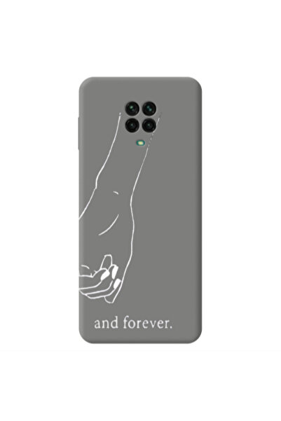 Other Xiaomi Redmi Note 9 Pro And forewer Grey Colored Silicone TPU Θήκη