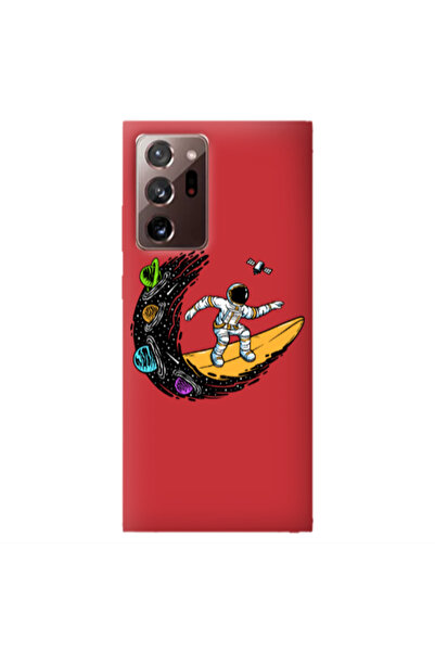 Other Samsung Note 20 Plus Surf in space Red Colored Silicone TPU Θήκη