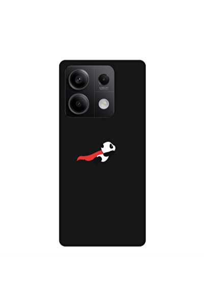 Other Xiaomi Redmi Note 13 5G kite flying panda Black Colored Silicone TPU Θήκη