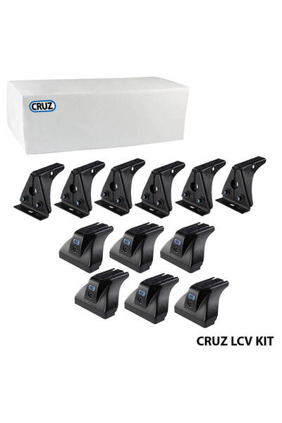 OEM Πόδια / Άκρα Για Μπάρες & Σχάρες Οροφής CRUZ LCV 934-409 Για Dacia Dokker...