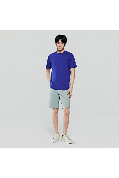 Giordano تي شيرت رجالي قطني بقصة ضيقة وياقة دائرية