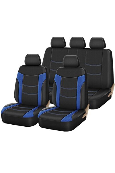 OEM Καλύμματα Αυτοκινήτου Super Sport All In One Μαύρο-Μπλε Σετ 11 Τεμάχια