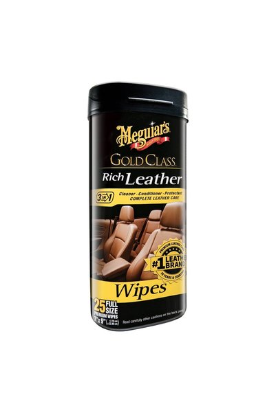 Meguiar's Consumer Meguiar’s Εμποτισμένα Μαντηλάκια Περιποίησης Δέρματος 3 σε...