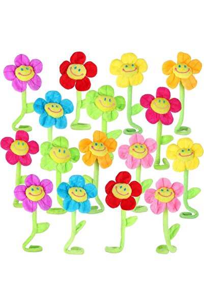Arabest Flower Toy, Artificial Plush Sunflower Daisy, Bendable Curtain Buckle...