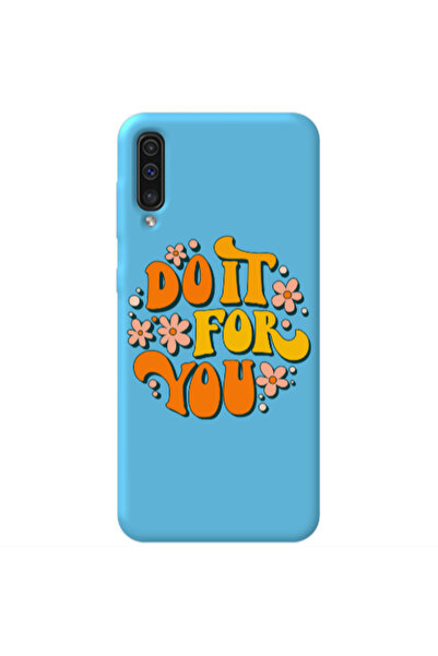 Other Samsung A70 Do it For You Blue Colored Silicone TPU Θήκη