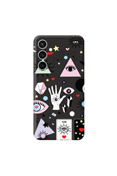 Other Samsung S24 Plus Pyramid eyes Black Colored Silicone TPU Θήκη