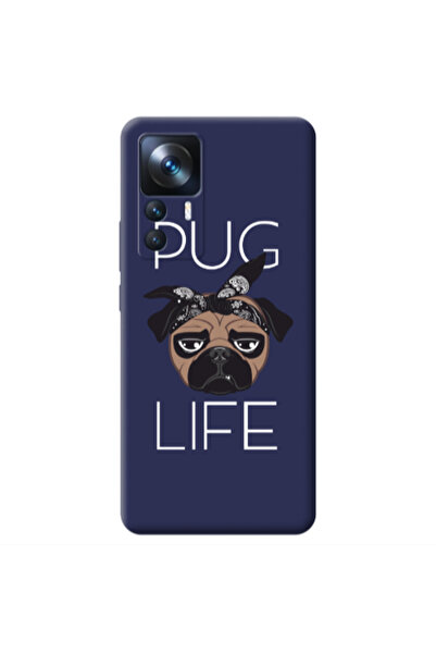 Other Xiaomi Mi 12T Pug Life Dark blue Colored Silicone TPU Θήκη