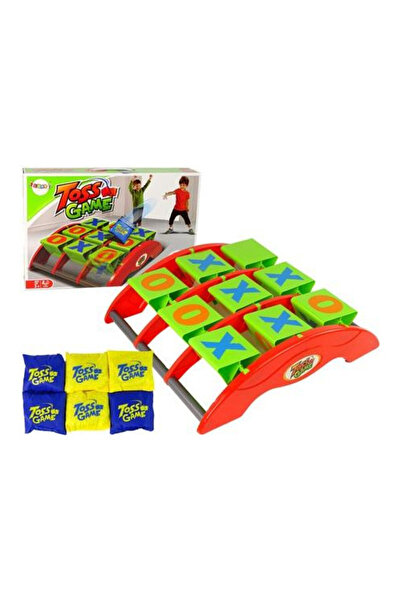 LeanToys Joc de dexteritate Tic-Tac-Toe, cu 9 piese rotative si 6 saculeti de...