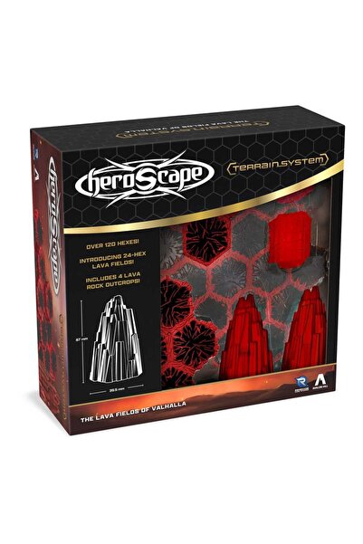 Renegade Extensie teren Heroscape Renegade, lava, 36x3D, multicolor, 14+