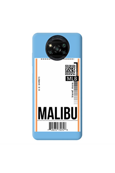 Other Xiaomi Poco X3 /X3 Pro Malibu Travel More Blue Colored Silicone TPU Θήκη