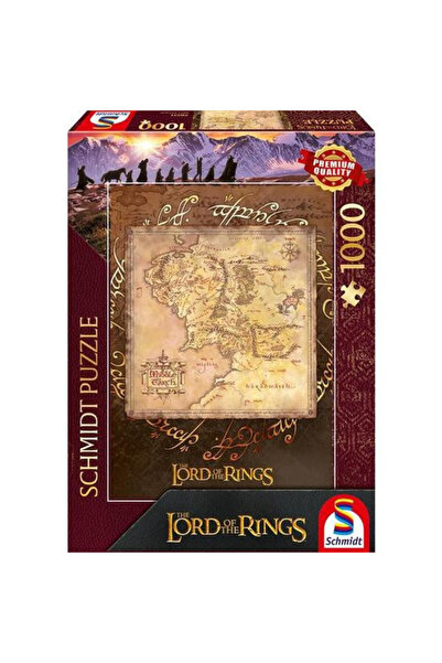 Schmidt Puzzle 1000 piese - Stapanul Inelelor - Pamantul de Mijloc