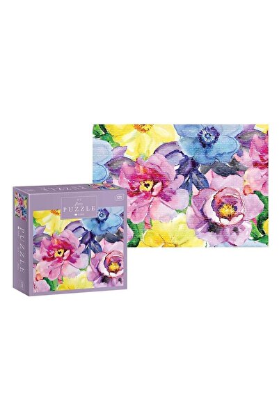 Interdruk Puzzle cu flori, Interdruk, 500 piese