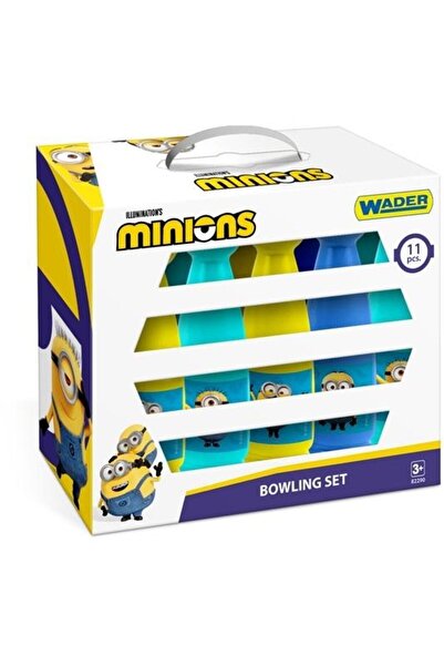 OEM Wader Minionki set de bowling 9 bețe 2 mingi autocolante