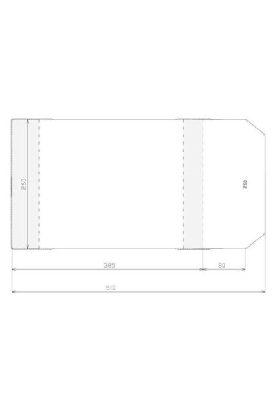 OEM Sztapel Coperta reglabila 260×465 mm – folie, 50 bucăți.