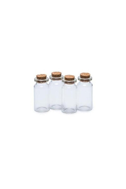 OEM Butoaie din sticlă Brewis 5x2,2 cm, 4 bucăți, set de eprubete