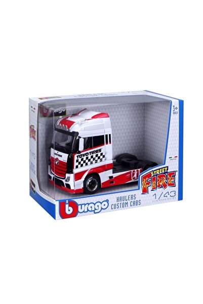 BBURAGO Macheta Camion Mercedes Actros 1/43 ToyoTires-