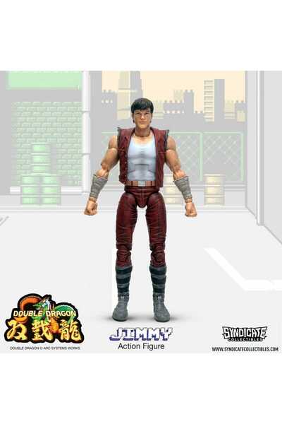 OEM Figurina Double Dragon Deluxe 1/12 Jimmy, 18 cm, multicolor, set cu acces...