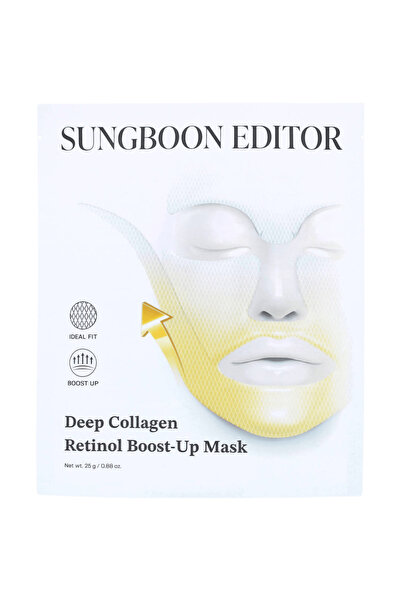 SUNGBOON EDITOR Mască profundă cu colagen și retinol pentru stimulare 25 g ma...