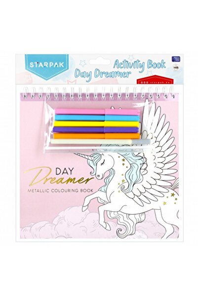 MC Micostore Set creativ - Carte cu activitati, Day Dreamer, cu 5 carioci, 1 ...