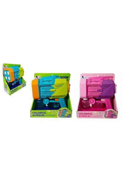 OEM Pistol de bule de săpun SWEDE cu iluminare, set cu lichid