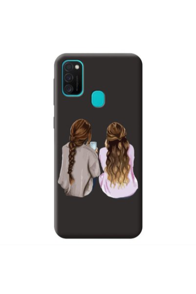 Other Samsung M21 Friends Black Colored Silicone TPU Θήκη