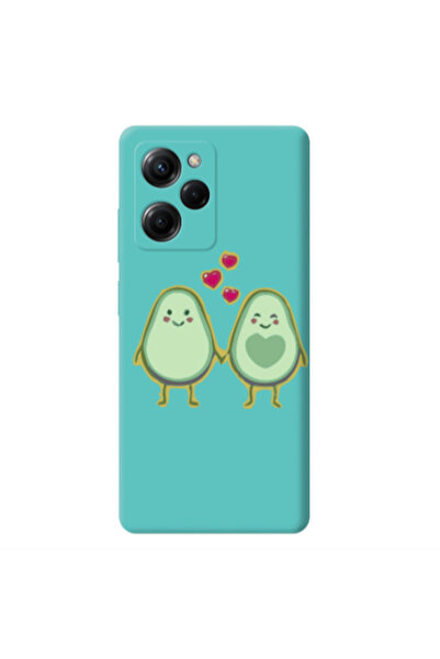 Other Xiaomi Poco X5 Pro Avocados Turquoise Colored Silicone TPU Θήκη