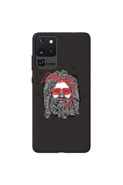 Other Samsung S20 Ultra Cool glasses Black Colored Silicone TPU Θήκη