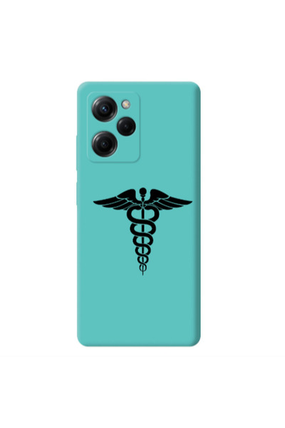 Other Xiaomi Poco X5 Pro Medical Spa Turquoise Colored Silicone TPU Θήκη