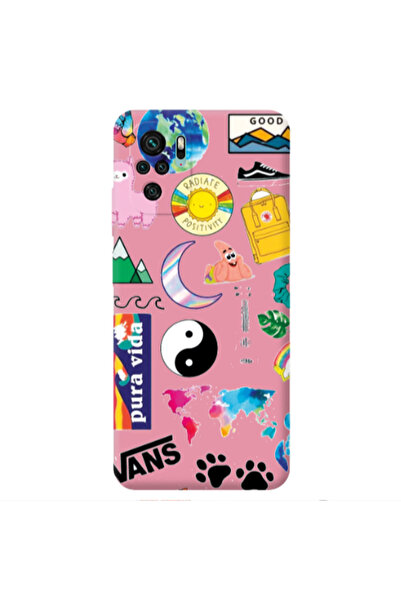 Other Xiaomi Redmi Note 10S Vans Pink Colored Silicone TPU Θήκη