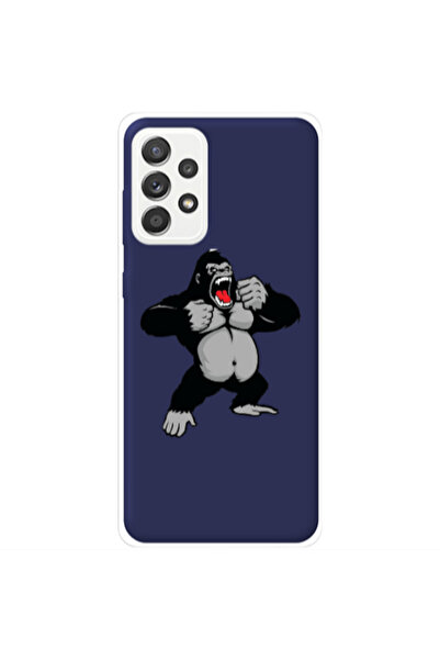 Other Samsung A72 Angry Gorilla2 Dark blue Colored Silicone TPU Θήκη