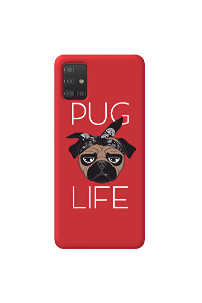 Other Samsung M31S Pug Life Red Colored Silicone TPU Θήκη