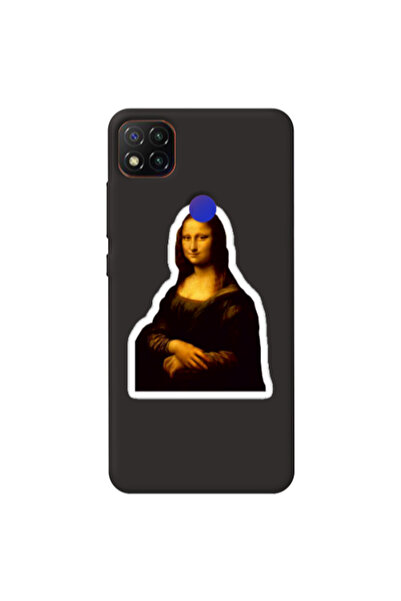 Other Xiaomi Redmi 9c Davinci Black Colored Silicone TPU Θήκη