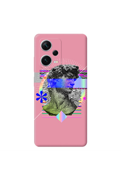 Other Xiaomi Poco X5 Statue pixels Pink Colored Silicone TPU Θήκη
