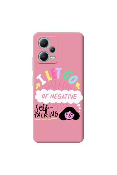 Other Xiaomi Redmi Note 12 Pro 5G Let go Self talking Pink Colored Silicone T...