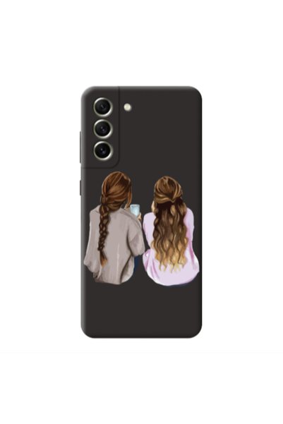 Other Samsung S21 FE Friends Black Colored Silicone TPU Θήκη