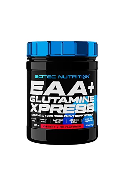 Scitec Nutrition EAA + Γλουταμίνη Xpress (300 γρ) Κεράσι Λάιμ