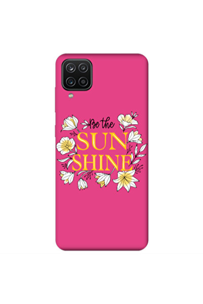 Other Samsung A12 Sun Shine Fuchsia Colored Silicone TPU Θήκη
