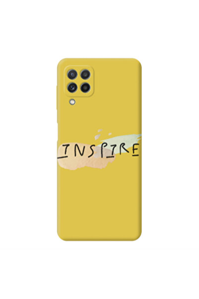 Other Samsung A22 4G Inspire Yellow Colored Silicone TPU Θήκη