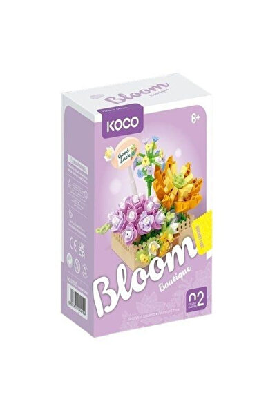 Koco Set constructii / blocuri Bloom Boutique Sukulenty, piese interconectabi...